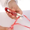 Tijeras de hilo de resorte en U para uso diario en casa tijeras grandes para punto de cruz cortador de hilo para ropa tijeras de costura tijeras pequeñas de hierro de colores