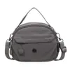 Bolsa Transversal Casual Versátil para Mulheres, Pequena Bolsa Feminina Compacta com Múltiplas Camadas, Nova Bolsa de Mão em Tecido de Nylon 2026