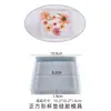 Molde de Resina de Cristal DIY Amapola Redondo Cuadrado Hexagonal Portalápices Maceta para Suculentas Molde de Silicona