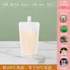Bolsa de medicina chinesa bolsa de leite de soja bolsa de macarrão de caracol bolsa transparente auto-portante com bico de sucção bolsa de suco e iogurte bolsa de comida descartável