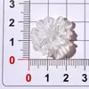 Camelia Blanca Brillante Rosa Crema Pegamento Resina Cristalina Pendientes Hechos a Mano Accesorios para el Cabello Adornos Accesorios de Resina