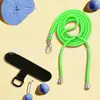 Cordón para Teléfono Móvil de 6 mm Se Puede Usar en Diagonal a Través de la Cuerda, Cordón Anti-Pérdida, Teléfono Móvil se Puede Llevar en la Espalda, Cuerda Larga Trenzada, Cordón para Hombro de Teléfono Móvil, Cadena para Teléfono Móvil