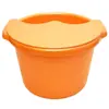 Balde Espessado para Banho de Pés com Tendão de Boi Bacia para Pés Massageador Plástico Doméstico Banho de Pés Lavar Pés Bacia Aumentada Lavar Pés Terapia para Pés Panturrilha