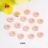 Cuentas chapadas en oro de 18k que conservan el color, arandelas planas redondas, accesorios para manualidades, pulseras, collares, espaciadores para abalorios, hallazgos para joyería