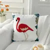 Cojín Bordado para Sofá de Sala de Estar Estilo Nórdico Ins, Almohada Pequeña Fresca para Habitación Modelo, Funda de Cojín para Respaldo de Cama