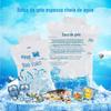 Bolsas de Gelo Cheias de Água para Conservar e Refrigerar Alimentos, Compressa Fria para Frutas e Frutos do Mar, Bolsas de Gelo Mágico Geradoras de Água para Entrega Expressa, Ferramenta Mágica Espessa de Resfriamento Rápido