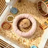 Esterilla refrigerante de verano para hámster, esterilla de hierba natural, duradera y resistente a los arañazos, adecuada para mascotas pequeñas, proporciona un lugar fresco para descansar para hámsteres, cobayas y conejos