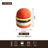 Hamburguesa de Aspecto Elegante Forma Linda Cerámica Niños Creativo Condimento Snack Plato de Condimento Salsa de Soja Plato Doméstico Plato de Sabor