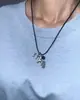 Novo Pingente Fosco em Prata Esterlina Colar de Pônei Feminino Joias de Luxo de Nicho Acessível Acessórios de Joias Versáteis da Moda