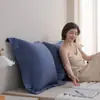 Algodão Puro Cama Almofada Grande Capa de Almofada Sem Enchimento Sala de Estar Sofá Capa Grande para Encosto Quarto Cama de Dormir Cabeceira