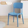Silla Moderna Minimalista para el Hogar, Cómoda para Estar Sentado Mucho Tiempo, Silla de Comedor con Respaldo, Silla de Plástico para Mesa de Comedor, Taburete Cómodo con Respaldo Engrosado para Uso en el Hogar