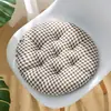Almofada de Assento Redonda Espessa Pad para Cadeira de Computador Escritório Banqueta de Estudante Mesa de Jantar Almofada para Glúteos Macia Doméstica Chão