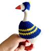 Tejido a Mano Transfronterizo Mini Ganso de Escritorio Americano Atmósfera de Fiesta Navideña Ropa para Mascotas Comercio Exterior de Amazon
