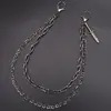 Accesorios Transfronterizos Europeos y Americanos La Nueva Cadena para Pantalones de Metal con Colgante de Espada y Daga de Doble Capa de Amazon Cadena para Pantalones de Hombre Moderna Personalizada