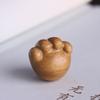 Pau-rosa Bolinha de Carne Pequena Pata de Gato Sândalo Verde Pingente Gordinho Acessório Escultura em Sândalo Presente Perfeito