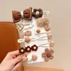 Pinzas para el pelo de bebé con cobertura total de tela, Pasadores lindos para niñas que no dañan el pelo, Pinzas para el pelo de bebé, Accesorios para el pelo de niños