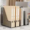 Suporte para Armazenamento de Arquivos, Cesto Organizador Multifuncional para Mesa, Caixa Organizadora de Mesa, Suporte para Livros, Estante de Escritório, Armazenamento de Dados