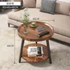 Mesa de té pequeña móvil, carrito pequeño, estante de almacenamiento mini con ruedas para sala de estar/balcón, mesita de noche, mesa auxiliar, mesa redonda pequeña