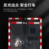 Adesivos refletivos para caminhão de mercadorias genuínas faixa refletiva para carroceria de carro adesivos vermelho e branco logotipo de inspeção anual de veículo fita refletiva de revisão anual