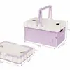 Caixa de armazenamento para camping, caixa de armazenamento dobrável, caixa de presente, bolsa de mão, caixa organizadora multifuncional para carro