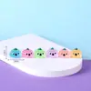 Paisaje en miniatura, creativo y lindo, brillando en la oscuridad, fantasma de calabaza de Halloween, accesorios de decoración DIY, pequeños adornos para coche o escritorio