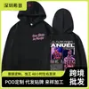Sudadera Unisex Rapper Anuelaarealhastalamuerte Tour Retro Belleza