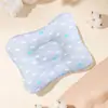 Almofada Moldadora para Bebê Almofada para Recém-Nascido 0-3 Anos Almofada Anti-Cabeça Assimétrica Bebê Algodão Puro Desenho Animado Almofada de Berço Crianças uma Almofada Dormir de Lado