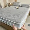 2026 Novo Estilo Jacquard Fresco ao Toque Tapete para Lençol de Cama