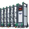Puerta Retráctil Eléctrica de Aleación de Aluminio para Fábrica y Obra, Puerta Plegable con Control Remoto, Puerta Corredera Automática de Acero Inoxidable para Escuela y Zona Residencial E18