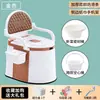 Inodoro Portátil para Mujeres Embarazadas, Escupidera Portátil para Ancianos, Cubo para Orina, Orinal, Silla Taburete, Escupidera de Mesita de Noche para Niños