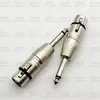 Adaptador Macho de 6.5mm a Macho XLR, Doble Núcleo de 6.35mm Macho a Conector Macho/Hembra XLR, Convertidor XLR a 6.35mm