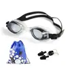 Gafas de natación en caja piscina gafas de natación gafas de natación universales para adultos y niños estudiantes de piscina gafas de natación para entrenamiento al por mayor