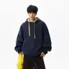 Marca de Nicho de Moda Estilo Hip-Hop Callejero Americano Conjunto de Primavera Sudadera con Capucha Casual Unisex y Pantalones Deportivos