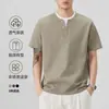 Ropa para Hombre Fengshe / Camiseta de Manga Corta Pullover Falsa de Dos Piezas Camiseta Retro Japonesa para Hombre Camiseta Casual Sencilla