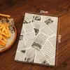 Almofada de Papel Absorvente de Óleo Comercial para Salgadinhos Fritos, Papel de Prato à Prova de Óleo para Pão, Papel Manteiga para Assar, Especial para Frango Frito na Cozinha