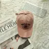 Gorra de Béisbol de Moda para Primavera y Verano para Hombres y Mujeres Jóvenes, Estilo Callejero con Letra B Grande, Diseño Desgastado, Visera Curva que Cubre el Rostro