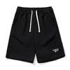 Pantalones Cortos Casuales de Diseño Plisado Dividido y Cosido Estilo Americano, Nuevos Shorts Deportivos de Verano con Bordado de Letras Retro