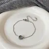 Pulseira Explosiva Transfronteiriça de Aço Inoxidável Aço Titânio Zircônia Grande Alto Padrão Luz Luxo Simples Nicho Pulseira de Zircônia de Alto Padrão para Mulheres