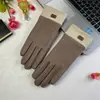 Luvas de Couro Masculinas de Inverno com Tela Sensível ao Toque, Acolchoadas com Veludo e Espessas para Prevenir o Frio, Quentes e à Prova de Vento, Antiderrapantes, Grandes de Algodão, Atacado