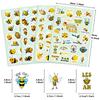 Compra Directa Transfronteriza de 100 Pegatinas Pequeñas de Abejas Dibujos Animados Decoración de Habitación Infantil Dormitorio Graffiti DIY