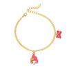 Cross-border Hot Sale Sanrio Cartoon Animation Jóias Pulseira Liga de Zinco Gota de Óleo Jóias Pulseira Atacado Presente