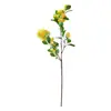 Flor de Osmanthus Artificial con 3 Ramas, Planta Verde Artificial Jazmín Nocturno, Flor Falsa Decoración DIY para Hogar Sala de Estar