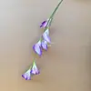 Flores Artificiales de Lirio de Calas para Montaje de Escenas Temáticas de Pesca, Flores Falsas Terminadas para Decoración de Paisajes, Adornos Florales Artificiales Hechos a Mano en Stock