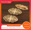 DIY hand-made jóias acessórios cor retendo ouro e prata base de flores peças duckbill clipe hairpin acessórios de cabelo antigo atacado