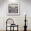 Literatura y arte de estilo medieval, dormitorio retro, sala de estar para adultos mayores, pintura colgante, arte fresco para comedor, pintura cuadrada, pintura decorativa para pasillo