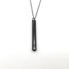 Collar con silbato de respiración consciente de acero y titanio, de gran venta transfronteriza en Europa y América, para hombres y mujeres, estilo hip-hop, accesorios de cadena de suéter de acero y titanio para parejas.