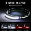 Linterna frontal recargable por USB Quanxin para correr, venta al por mayor de luz de trabajo Cob, linterna frontal con montaje en cabeza para acampar al aire libre