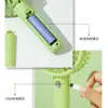 Mini ventilador de mano, recargable por USB, batería de larga duración, ventilador pequeño portátil con soporte, mini ventilador eléctrico