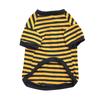 Roupas de Pet Novas 2024 Camiseta Listrada de Verão Roupas para Cachorro Tipo Cachorro Pequeno Novas Roupas de Algodão Puro Fábrica Fornecimento Direto