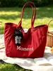 Bolsa de mano grande con estampado de letras casual transfronteriza para mujer, nuevo modelo de otoño 2026, bolso de mano versátil para el día a día, bolso de hombro y para debajo del brazo